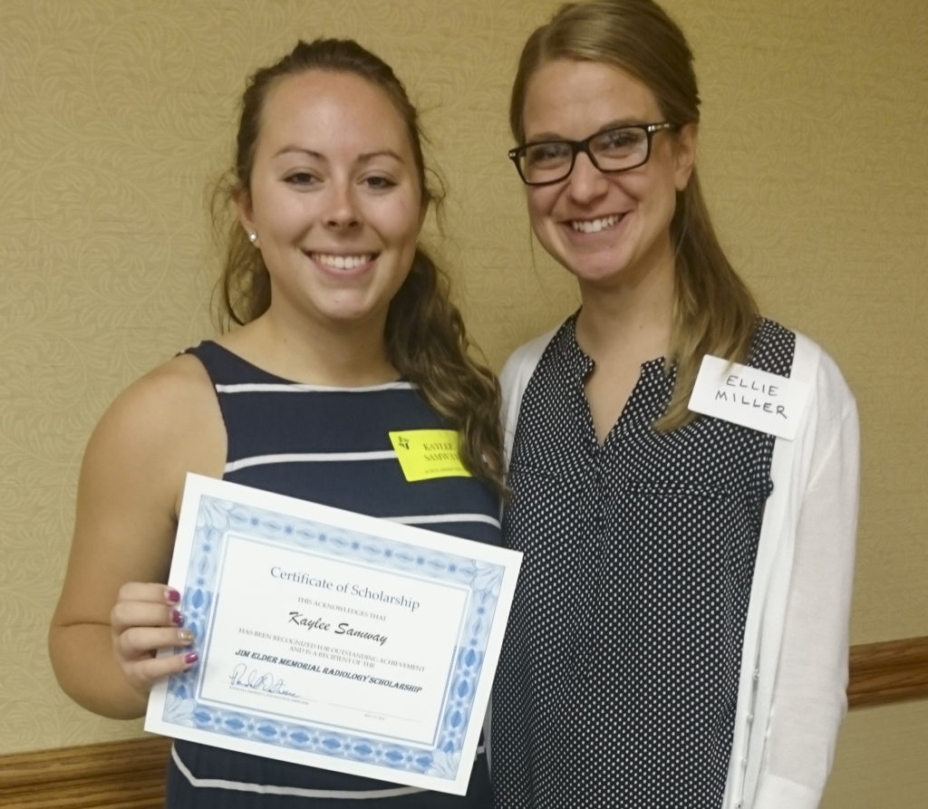 Radiography student, Kaylee Samway, receives scholarship - College of ...