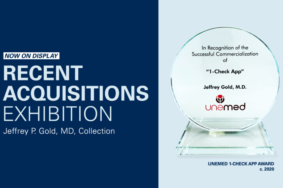 Recent Acquisitions rotation&colon; Jeffrey P&period; Gold&comma; MD&comma; Collection