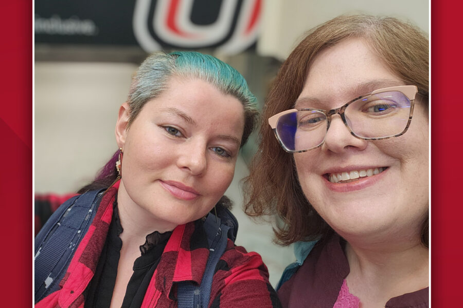 Jess King and Kiara Comfort and the pre-health symposium