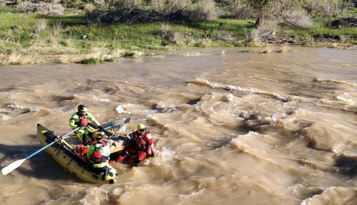Simulation: Patient evacuation from Shoshone River, Wyoming.